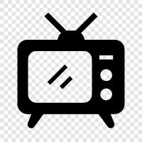 TV shows, series, series TV, TV series icon svg