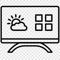 TV, Bildschirm, Monitor, Bild symbol