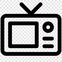 TV shows, TV series, TV programming, TV shows on television icon svg