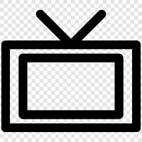 Television programming, TV shows, TV shows on Netflix, TV series icon svg