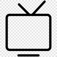 TV shows, sitcoms, dramas, cable TV icon svg