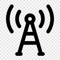 signal, reception, OTA, HDTV icon svg