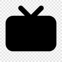 tv, fernsehen, show, film symbol