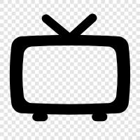 TV show, TV series, TV movie, TV pilot icon svg