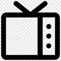 Tv shows, Tv shows now, Tv shows on demand icon svg