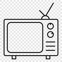 TV shows, TV series, TV show icon svg