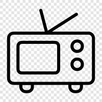 TV şovları, TV dizileri, TV dizileri listesi, TV şov listesi ikon svg