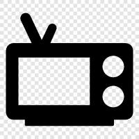 TV shows, cable TV, streaming TV, live TV icon svg