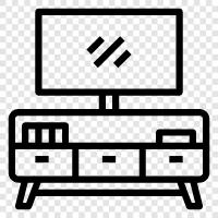 TV Stand, TV Unit, TV Stand Unit, TV Unit Stand icon svg