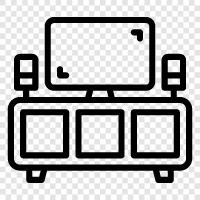 TV Stand, TV Stand for TV, TV Cabinet icon svg