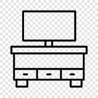 TV Unit Stand, TV Unit icon svg