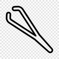 Tweezerman, Tweezers for sensitive eyes, Tweezers for, Tweezers icon svg