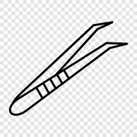 tweezers, tweezerman, tweezermania, twee icon svg