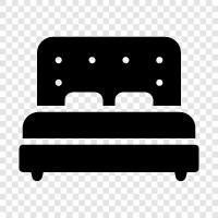 twin bed, king bed, queen bed, beds icon svg