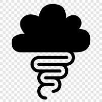 twister, severe weather, weather disaster, severe weather warnings icon svg