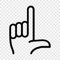 Two Fingered Hand icon