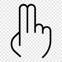 two hands, left hand, right hand, fingers icon svg