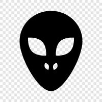 UFO, außerirdisch, interdimensional, Außerirdische symbol