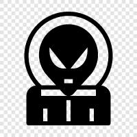 UFO, space, extraterrestrial, aliens icon svg