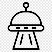 UFO, space, spacecraft, space shuttle icon svg