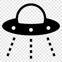НЛО, летающая тарелка, неопознанный объект, неопознанные летающие объекты Значок svg