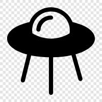 UFO, Raumsonden, Raumfähre, Astronomie symbol