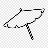 umbrella, sunshade, protection, shade icon svg