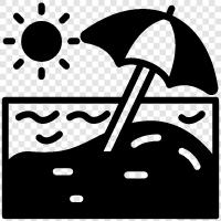 umbrella, sunshade, protection, shade icon svg