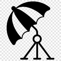 Umbrella, Outdoor, Lighting, Outdoor Lighting icon svg
