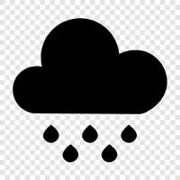 umbrella, precipitation, thunderstorm, light rain icon svg