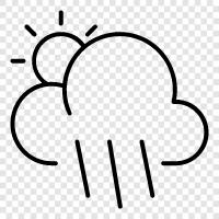 umbrellas, precipitation, clouds, raindrop icon svg