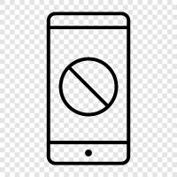 unblock iPhone, iPhone blocked, unblock Android, Android blocked icon svg