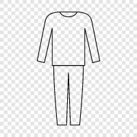 underwear, sleepwear, pajama, nightwear icon svg