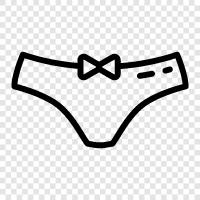 iç çamaşırı, bikini, thong, külot ikon svg