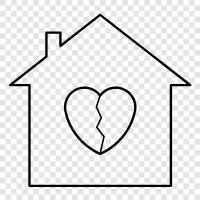 unhappy, unhappy house, unhappy living conditions, unhappy family icon svg