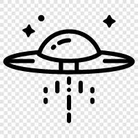 unidentified flying object, ufo sightings, alien, extraterrestrial icon svg