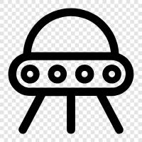 unidentified flying object, unidentified flying objects, flying saucers, aliens icon svg