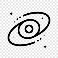 universe, space, astronomy, black icon svg