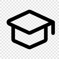 university, degrees, education, student icon svg