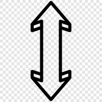 up arrow, down arrow, arrow keys, keyboard icon svg