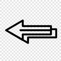 up arrow, down arrow, left arrow key, right arrow key icon svg