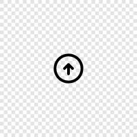 up arrow, up arrow key, up button icon svg