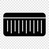 UPC, barcodes, product, store icon svg