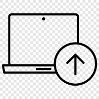 uploader, uploading, uploading software, uploading tool icon svg