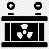 uranium battery, lithium ion battery, lead acid battery, nickelcad icon svg