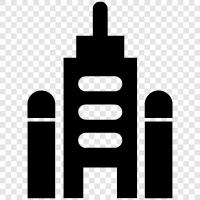 urban area, metropolis, downtown, district icon svg