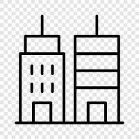 urban, town, metropolis, municipality icon svg