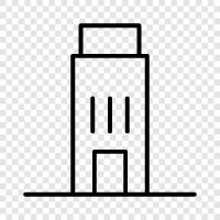 Urban, City life, Cityscape, Architecture icon svg