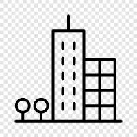 Urban, Hauptstadt, Metropolis, Urbanisation symbol