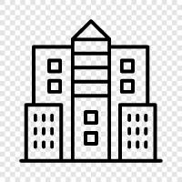 urban, metropolitan, capital, downtown icon svg